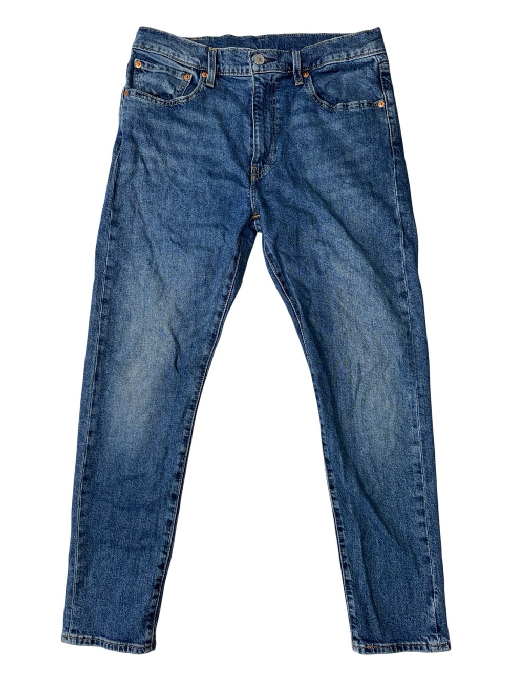 Levi’s men’s 33x30 slim tapered 512 mid wash denim blue jeans EUC